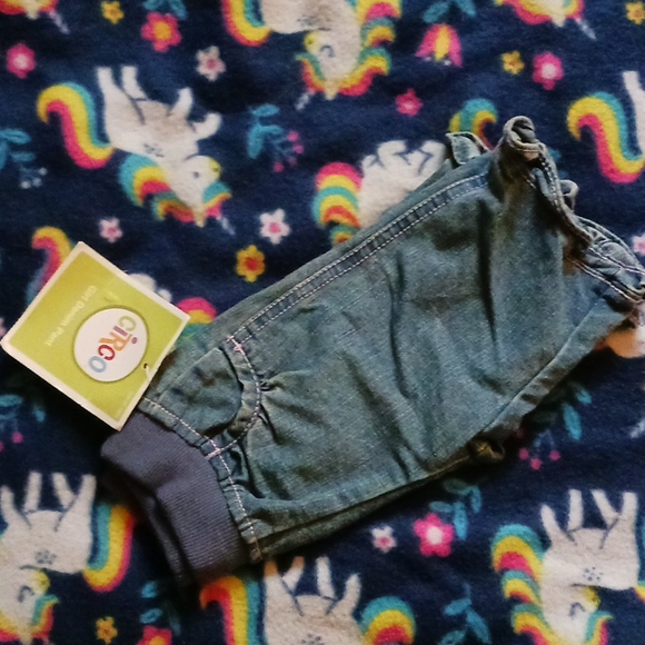 NWT Newborn Girls Demin Wide Leg Pant 💥💥Mix&Match B2GO💥💥 - Picture 3 of 4